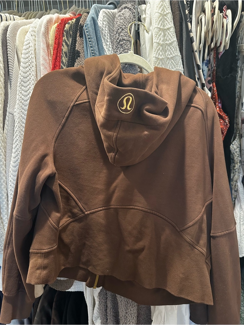 Lululemon Scuba Full Zip Java - Size M/L - Picture 2 of 3